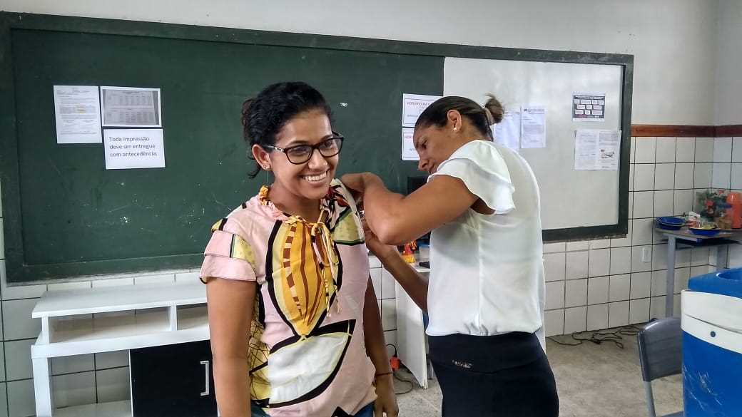 Camacã: Campanha de Vacinação contra Influenza (Gripe) alcança professores da rede pública 
